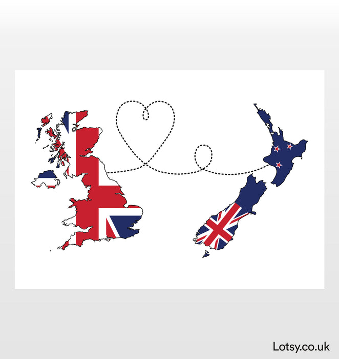 Reino Unido a Nueva Zelanda