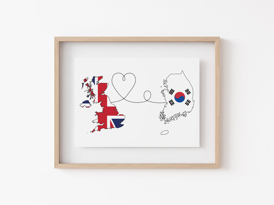 UK to South Korea