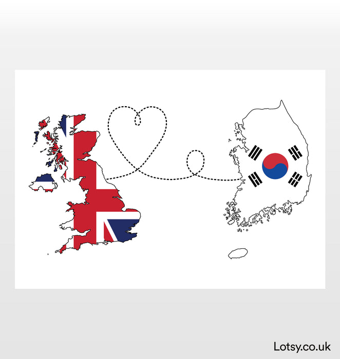 UK to South Korea