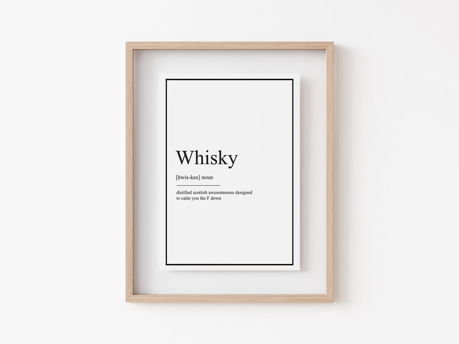 Whisky - Impresión de definición