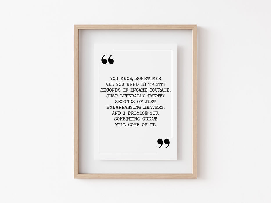 you know sometimes - Quote Print