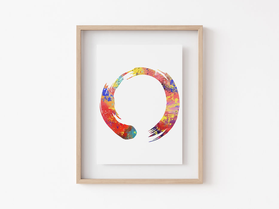 Zen Circle Print